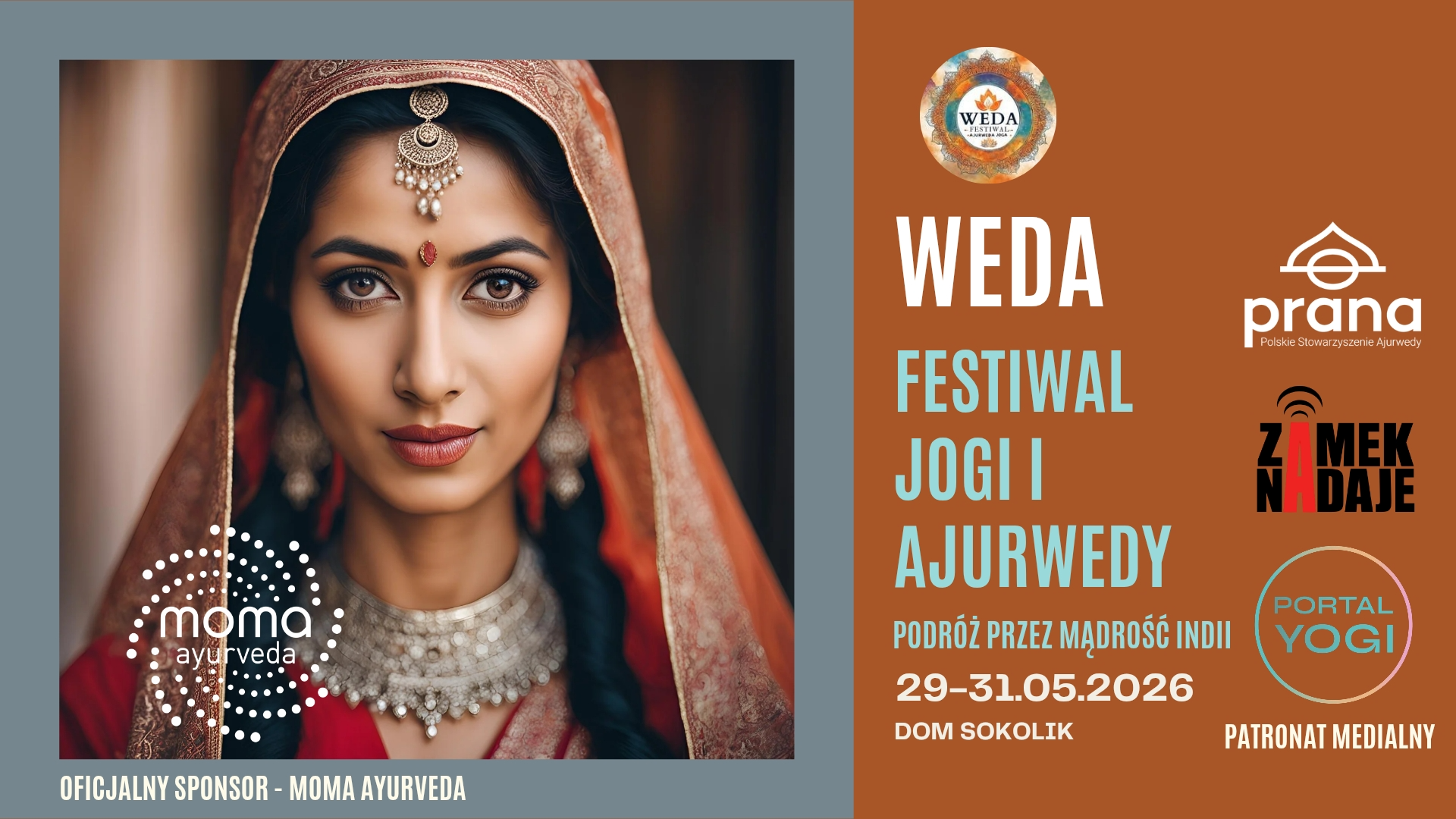 Weda Festiwal Jogi i Ajurwedy plakat